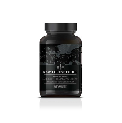 Raw Forest Foods Himalayan Nepalese Shilajit Extract Caps
