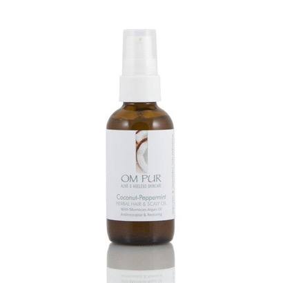 Om Pur Coconut Peppermint Herbal Hair & Scalp Oil