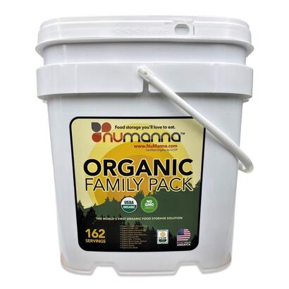 NuManna Organic Family Pack (162 Meals - 972 Meals)