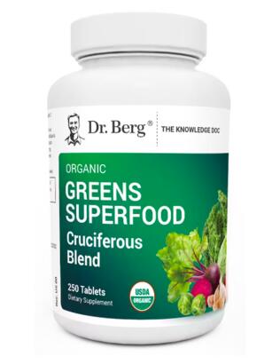Dr Berg Organic Greens Superfood - Cruciferous Blend