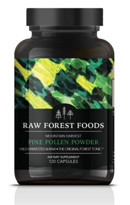 Raw Forest Foods Raw Pine Pollen Caps